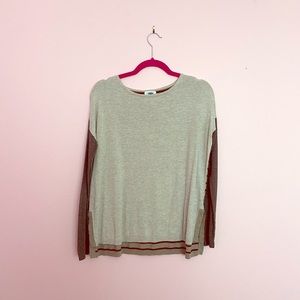Old Navy Lightweight Sweater with Striped back